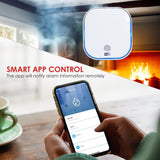 SNT961W Smart Wifi Natural Gas Alarm Sensor LPG Methane CH4 Combustible Gas Leak Detectors Support Home Smart Life Plug in and Protect - Gain Express