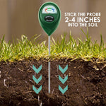 SQM - 255G Soil Moisture Meter Tester Probe Sensor (Green), Gardening Plants Growth Watering Quality Monitoring Test Tool Kits for Garden Farm Lawn Household Indoor Outdoor - Gain Express