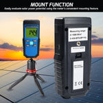 T206 Solar Power Meter BTU/(ft2*h) W/m2 Radiation Energy Cell Tester - Gain Express