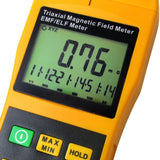 T92 3 - Axis Gauss EMF ELF Meter Detector, Electromagnetic Field Radiation Intensity 20/ 200/ 2000 mG & uT, Frequency 30~2000 Hz, Handheld Portable Gauge for Microwave Computer Monitor Power Line - Gain Express