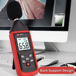 TA8151 Digital Sound Level Meter A Frequency Weighting Decibel Noise Tester Sound Detector MAX/MIN/HOLD with Backlight 30 - 130dB Audio Measuring Instrument Alarm - Gain Express