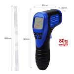 TAC - 44 Handheld Digital Laser Non - Contact Tachometer, Rotational Speed Measuring Gun, 2.5 - 99999 RPM, Record (60 Data) MAX/ MIN/ AVG ±0.02%+1 Digtal Accuracy, Speedometer for Small Engines, Car, Bike, Motorcycle, Surface Speed Tach Meter Gauge - Gain Express