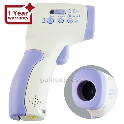 TH - 8800S Body Surface Temperature Non Contact Infrared IR Thermometer Baby Adult Forehead °C °F - Gain Express