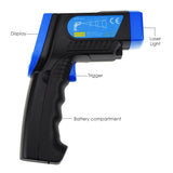 THE - 217 Non - Contact Lasergrip Infrared 12:1 DS Thermometer Laser Temperature Gun - 30 ~ 550°C ( - 22 to 1022°F) Digital IR Instrument Meter - Gain Express