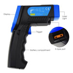 THE - 218 K - type Non Contact Lasergrip Infrared IR 12:1 Thermometer with Thermocouple - 30 ~ 550°C ( - 22~1022°F), Digital Laser Temperature Gun Instrument Meter - Gain Express