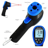 THE - 219 Dual Laser IR Infrared Thermometer - 50~1500°C ( - 58°F~ 2732°F), 30:1 DS, Non - contact Digital Temperature Meter Gun Pistol Type, Double Laser Pointer - Gain Express