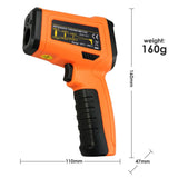 THE - 223 Non - contact Infrared IR Laser Thermometer Temperature Gun w/ K - Type Thermocouple & Humidity, - 50~800°C ( - 58~1472°F) - Gain Express