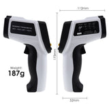 THE - 264 Lasergrip Non - Contact Digital Laser Infrared Gun Thermometer - 50~750℃ ( - 58~1382℉) IR Instant Read Temperature with Adjustable Emissivity & Scanning Function - Gain Express