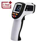 THE - 264 Lasergrip Non - Contact Digital Laser Infrared Gun Thermometer - 50~750℃ ( - 58~1382℉) IR Instant Read Temperature with Adjustable Emissivity & Scanning Function - Gain Express