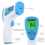 THE - 291 Non - Contact Forehead lR Thermometer Infrared Human Body Surface Temperature Measurement Colored LCD Backlight, Alarm Function and Data Storage - Gain Express