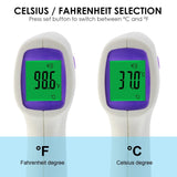 THE - 292 Non Contact IR Forehead Thermometer Human Body and Object Temperature Meter Color LCD Fever Indicator, One Sec Quick Response - Gain Express