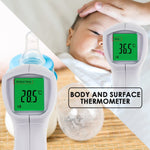 THE - 294 Digital 2 - in - 1 Body Surface Thermometer Forehead Human Baby Infant Adult Temperature Tester 0.5 Sec Quick Respond - Gain Express