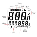 THE - 34 - 50~750°C/ - 58~1382°F Non Contact Digital IR Infrared Laser Thermometer 12:1 DS Pyrometer - Gain Express