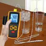 THE - 39 LCD Digital Humidity and Temperature Meter Gauge 2 in 1 Measure Thermometer with Type K Thermocouple Sensor Probe, 10~98%RH, - 10~50°C (14~122°F), - 30~1000°C ( - 22~1832°F) K - type - Gain Express