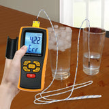 THE - 39 LCD Digital Humidity and Temperature Meter Gauge 2 in 1 Measure Thermometer with Type K Thermocouple Sensor Probe, 10~98%RH, - 10~50°C (14~122°F), - 30~1000°C ( - 22~1832°F) K - type - Gain Express