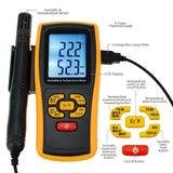 THE - 39 LCD Digital Humidity and Temperature Meter Gauge 2 in 1 Measure Thermometer with Type K Thermocouple Sensor Probe, 10~98%RH, - 10~50°C (14~122°F), - 30~1000°C ( - 22~1832°F) K - type - Gain Express