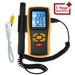 THE - 39 LCD Digital Humidity and Temperature Meter Gauge 2 in 1 Measure Thermometer with Type K Thermocouple Sensor Probe, 10~98%RH, - 10~50°C (14~122°F), - 30~1000°C ( - 22~1832°F) K - type - Gain Express