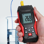 THE - 418_1P Digital K - Type Thermocouple Thermometer with Wired and Stainless Steel Probe, High and Low Temperature Measurement for High - Temp Furnaces and Ovens or Low - Temp Liquid Nitrogen etc - Gain Express