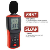 TL205 Digital Sound Level Meter 130dB Decibel Tester Auto Ranging A/C Weighting with LCD Backlight - Gain Express