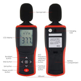 TL205 Digital Sound Level Meter 130dB Decibel Tester Auto Ranging A/C Weighting with LCD Backlight - Gain Express