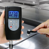 TM - 1240 Digital Ultrasonic Thickness Meter 0.75~400mm for Material Measurement, Testing Measuring Tool Tester Gauge Steel Cast Iron Aluminum Red Copper Brass Zinc Quartz Glass PVC Polyethylene - Gain Express