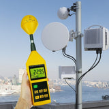 TM - 196 Triaxial Tri - Axis RF Field Strength Meter Electromagnetic Radiation Tester Detector 10MHz to 8GHz with Alarm and Tripod Mounting, Compact, MIni - Gain Express