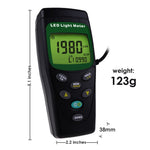 TM - 209 Digital LED Light LUX / FC (Footcandle) Meter Luminous Intensity Measurement Luxmeter 400000 Lux 40000 FC Measure Handheld Illuminance Tester - Gain Express