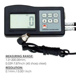 TM - 8812 Ultrasonic Digital 1.00 - 200.00mm Thickness Meter Metal / Non - Metal - Gain Express