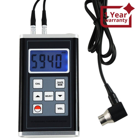 TM - 8818 Ultrasonic Thickness Gauge Meter Aluminum Steel Cast Iron Pipes 0.9~400mm Range - Gain Express