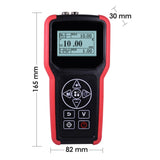 TMG - 4001 Ultrasonic Metal Steel Aluminum Glass Fiber Thickness Velocity Gauge Meter Tester with Backlight Internal Memory 100000 LCD - Gain Express