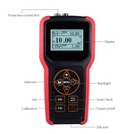 TMG - 4002 Ultrasonic Metal Steel Aluminum Thickness Gauge Meter Tester with USB Port Internal Memory 100,000 Data LCD Auto Probe Zero Calibration - Gain Express