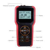 TMG - 4002 Ultrasonic Metal Steel Aluminum Thickness Gauge Meter Tester with USB Port Internal Memory 100,000 Data LCD Auto Probe Zero Calibration - Gain Express