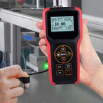 TMG - 4002 Ultrasonic Metal Steel Aluminum Thickness Gauge Meter Tester with USB Port Internal Memory 100,000 Data LCD Auto Probe Zero Calibration - Gain Express