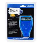 TMG - 50 Portable Film Coating Thickness Gauge Tester Meter, Automotive Car Nondestructive, Non - magnetic Coating on Metal for Manufacturing, Car Trading, Inspection - Gain Express