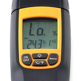 VA - 8040 Moisture & Temperature Meter °C °F Wood Bricks Concrete Cement Lime Mortar CE Marking Dual Meter Tester - Gain Express