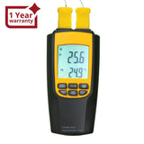 VA - 8060 Digital K or J Type Thermometer Thermocouple with 4 Probes Large LCD Display Meter Tester Backlight - Gain Express