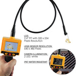 VID - 5 Industrial 2.4 inch TFT LCD Video Borescope Car Pipe Inspection 10mm Camera - Gain Express