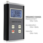 VM - 6370 Vibration Meter Piezoelectric Sensor Displacement Velocity Acceleration 10Hz~10kHz Range - Gain Express