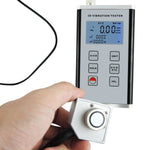 VM - 6380 Digital 3 - Axis Vibration Meter Piezoelectric Sensor Displacement Velocity Acceleration - Gain Express