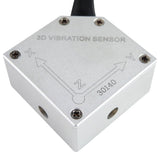 VM - 6380 Digital 3 - Axis Vibration Meter Piezoelectric Sensor Displacement Velocity Acceleration - Gain Express