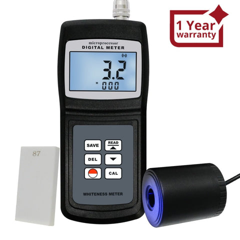 WM - 106 Digital Whiteness Meter 0 ~ 120, Portable Leucometer Tester 254 Data Memory, Handheld Check for Talcum Powder Textile Plastic Ceramic Enamel - Gain Express