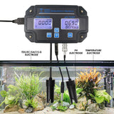 WQM - 341 Water Quality Tester pH / EC / TDS / Salinity / SG / Temperature with 24Hrs Online APP Monitoring for Fish Tank Aquariums Home Laboratory Smart Instrument - Gain Express