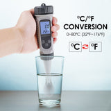 WQM - 354 Water Quality Tester 4 - in - 1 TDS Temperature S.G Salt Salinity Meter with ATC for Testing Drinking Water, Aquaculture, Aquarium, Hydroponics, Swimming Pools - Gain Express