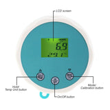 WQM - 369 Bluetooth 6 IN 1 Floating Monitor EC / Salinity / pH / ORP / Temperature / Chlorine Smart Meter Tester - Gain Express