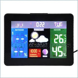 WS - 001 - 1S DCF RCC Desktop Weather Forecast Station Thermometer Barometer Temperature Monitor - Gain Express