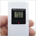 WS - 002 - 2S Wireless Weather Forecast Station Indoor/Outdoor Temperature Humidity RH RCC DCF Thermometer 2 sensors Moonphase Alarm - Gain Express