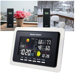 WS - 104_EU_2S Wireless Weather Station Temperature Humidity RCC DCF 2 Remote Sensors Indoor Outdoor - Gain Express