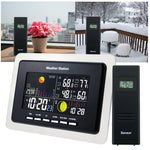 WS - 104_US_3S Weather Station IN/OUT Temperature Humidity WWVB 3 Wireless Remote Sensors 110V Only - Gain Express