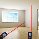 X01RZ - E60 Digital 60 Meter Laser Distance Area Volume Pythagorean w/ Spirit Level Industrial Use - Gain Express