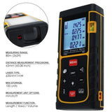 X01RZ - E80II Digital 80M/262ft Laser Measuring Tape Distance Meter, Range Finder Device with Backlight & Bubble Level, ±2mm accuracy - Gain Express